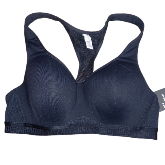 New UA 36B High-Impact Support Under Armour Athletic Black Women's Sports Bra - Picture 9 of 11